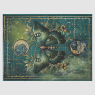 Lunar moth & Moon Tissue Paper