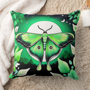 Lunar Moth Night Cushion