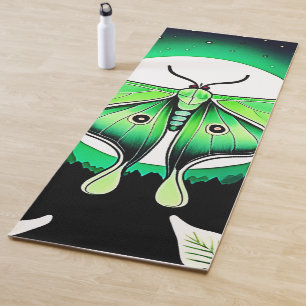 Lunar Moth Night Yoga Mat