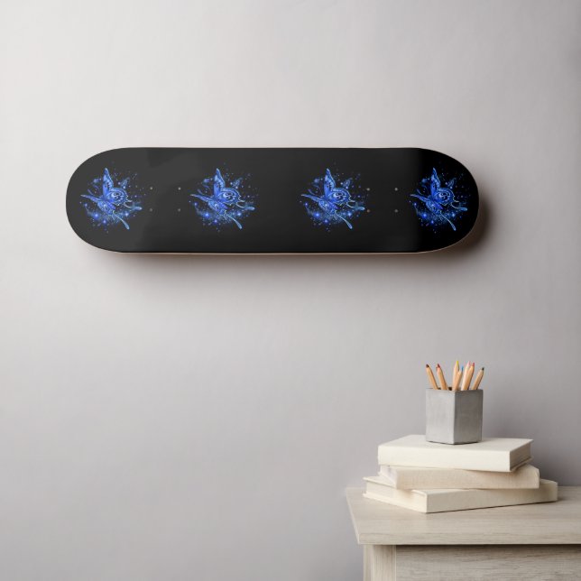 Lunar Moths Girls Skateboard (Wall Art (Horz))