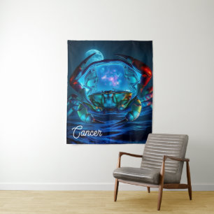 Lunar Nebula Cancer Wall Tapestry