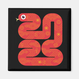 Lunar New Year 2025 - Year Of The Snake  Magnet
