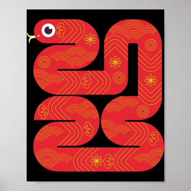Lunar New Year 2025 - Year Of The Snake  Poster (Front)