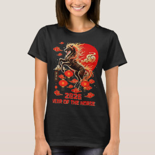 Lunar New Year 2026 Chinese Decoration Year Of The T-Shirt