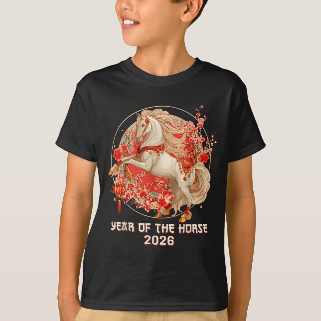 Lunar New Year 2026 Chinese Decoration Year Of The T-Shirt (Front)