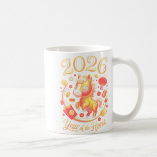 Lunar New Year 2026 Happy Chinese Lunar New Year H Coffee Mug