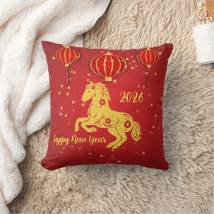 Lunar New Year 2026 Year of the Horse Cushion