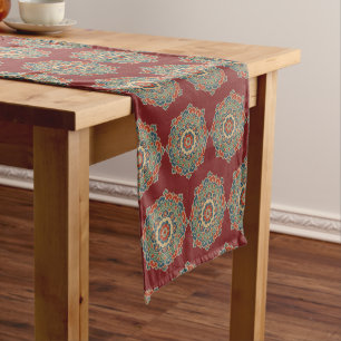 Lunar New Year Chinoiserie Floral Table Runner