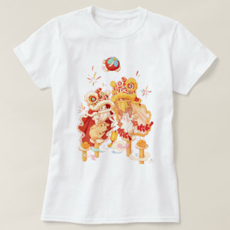 Lunar New Year Lion Dance Rabbit Women's T-Shirt