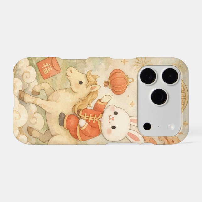 Lunar new year rabbit horse (Back (Horizontal))