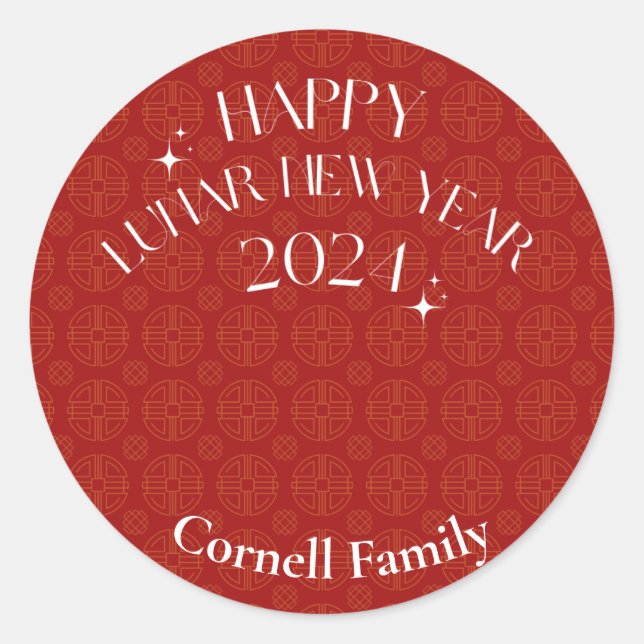 Lunar New Year Sticker (Front)