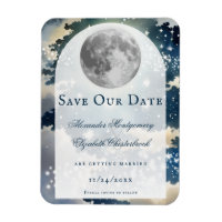 Lunar Night Sky Save the Date