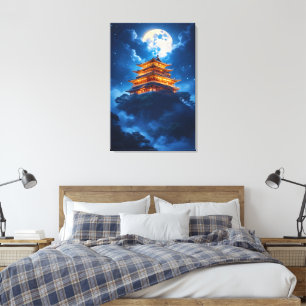 Lunar Palace in the Celestial Mountains Canvas Print