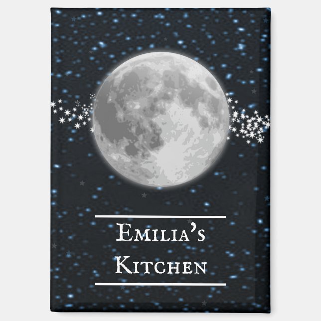 Lunar Personalised Magnet (Front)