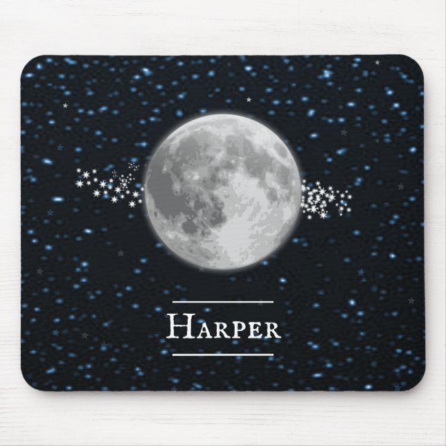 Lunar Personalised Mouse Pad (Front)