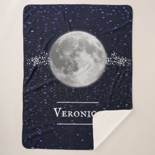 Lunar Personalised Sherpa Blanket
