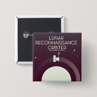 Lunar Reconnaissance Orbiter 15 Cm Square Badge