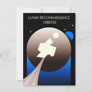 Lunar Reconnaissance Orbiter Space Art Invitation