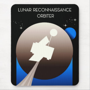 Lunar Reconnaissance Orbiter Space Art Mouse Mat