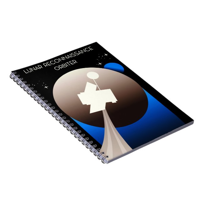 Lunar Reconnaissance Orbiter Space Art Notebook (Right Side)