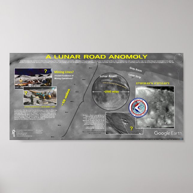 Lunar Road Anomoly Poster (Front)