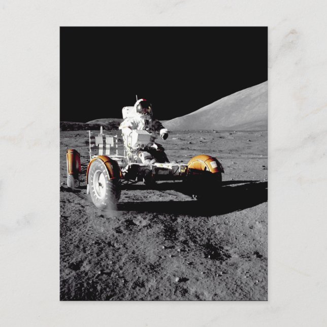 Lunar Rover, Apollo 17 Postcard (Front)
