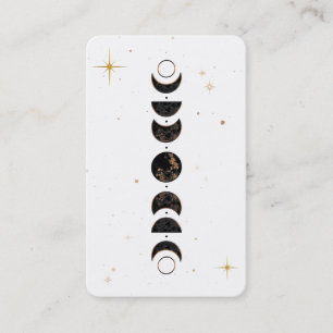 *~* Lunar Shamen .  Cosmic Moon Phases Universe Business Card