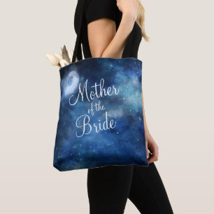 Lunar Sky Full Moon Celestial Mother of the Bride Tote Bag