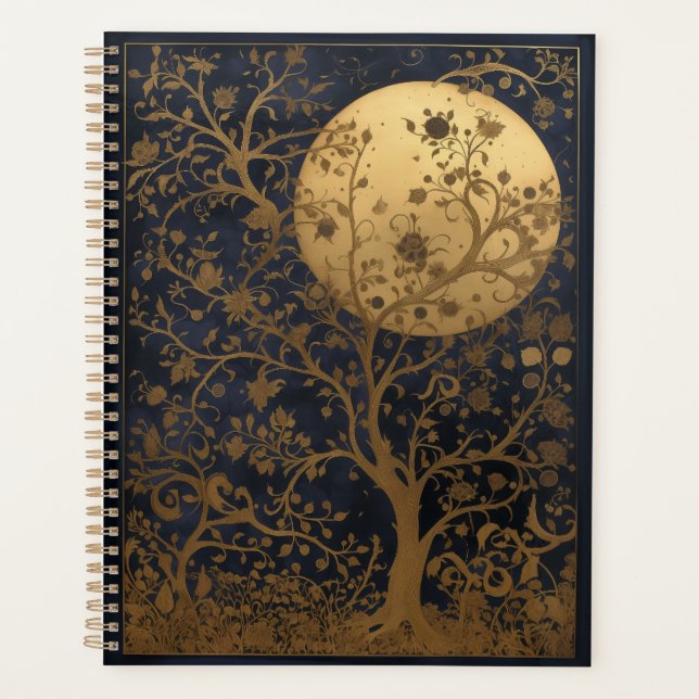 Lunar Tree Beautiful Illustrated Planner (Front)