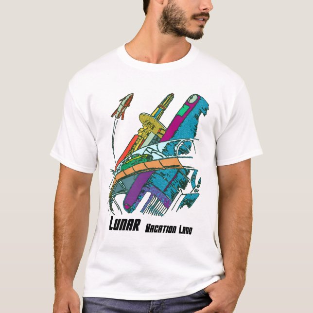 Lunar Vacation Land T-Shirt (Front)