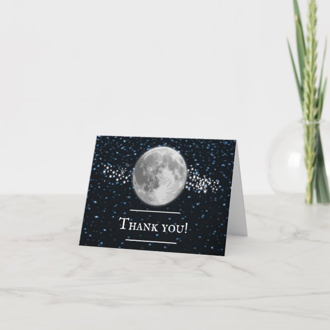 Lunar Wedding Thank You Cards (Front)