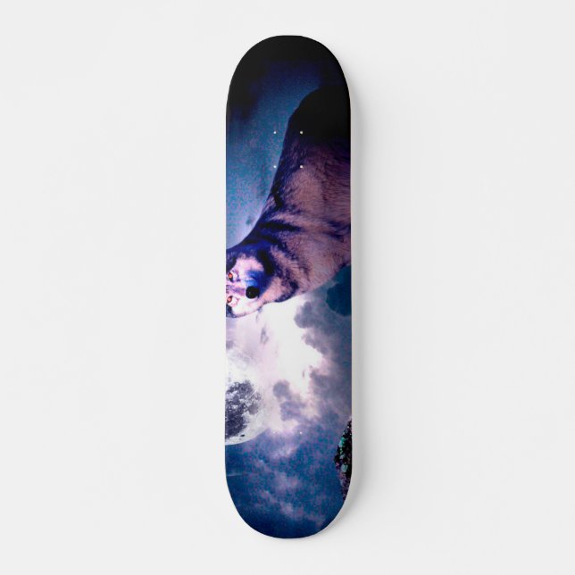 Lunar wolf skateboard (Front)