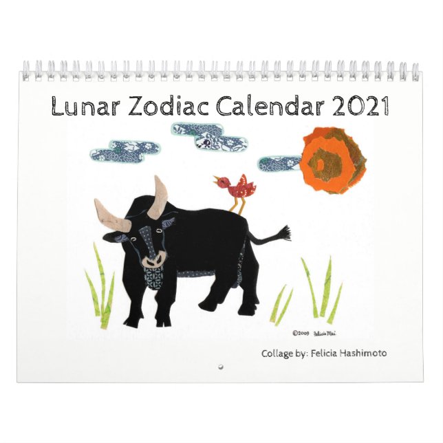 Lunar Zodiac Animals Calendar (Cover)