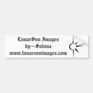 LunarSun logo Bumper Sticker