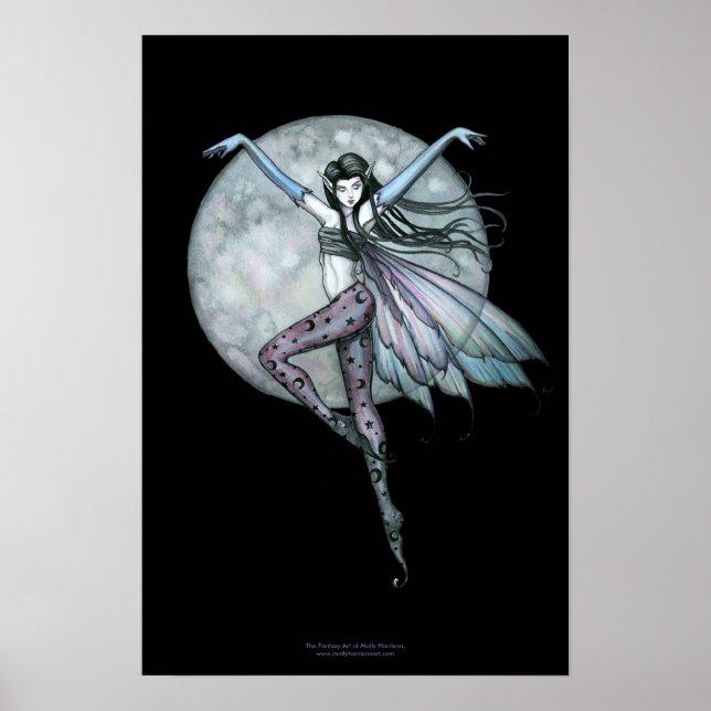 Luna's Ascent Gothic Fairy Poster (Front)