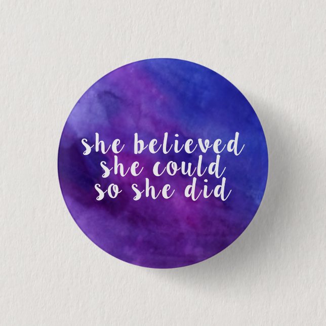 Luna's Inspirational Button (Front)