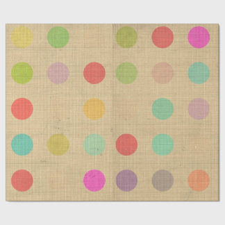 lunas polka dots wrapping paper
