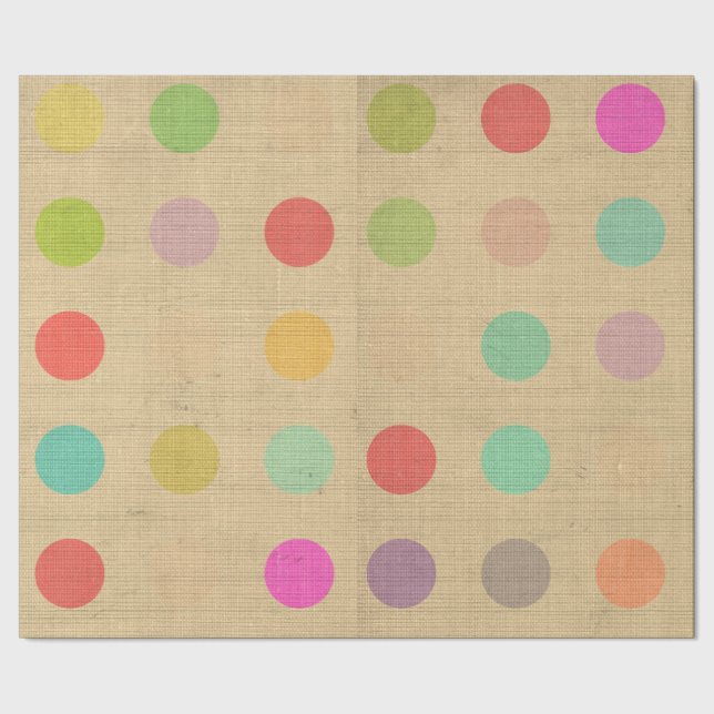 lunas polka dots wrapping paper (Seam)