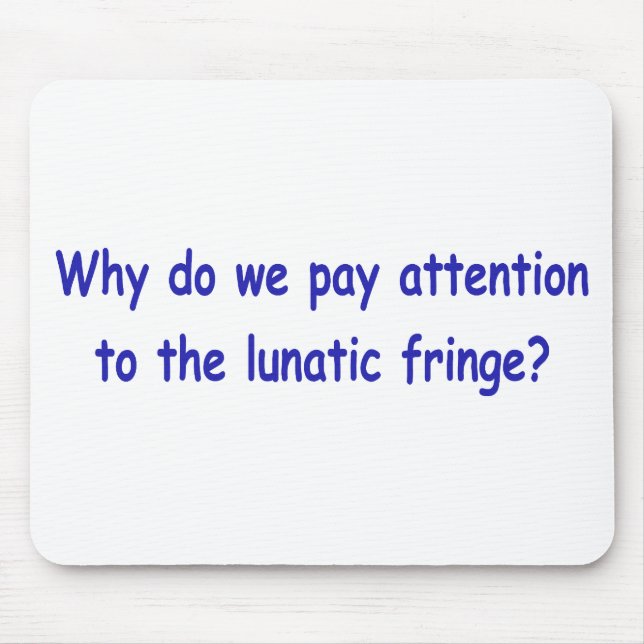 Lunatic fringe mouse mat (Front)