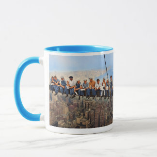 Lunch Atop A Skyscraper 1932 NYC Remastered Colour Mug