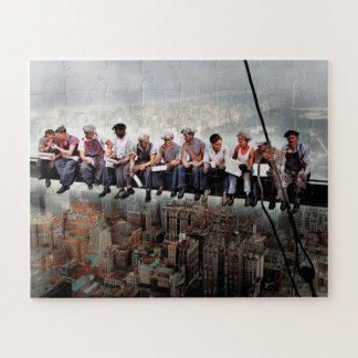 Lunch Atop A Skyscraper C1932 Colour Redux Jigsaw Puzzle