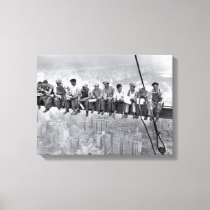 Lunch Atop A Skyscraper Canvas Print