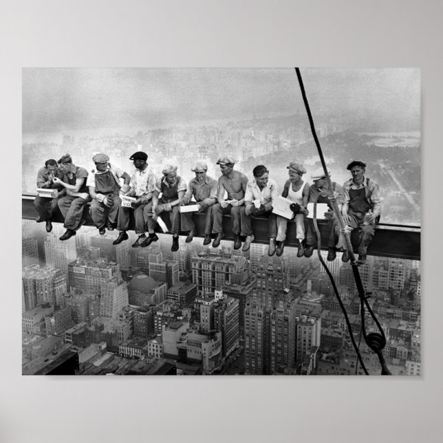 Lunch atop a Skyscraper - New York - 1932 Poster (Front)