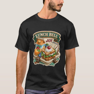 Lunch Bell Joy Funny School Lunchbox Sandwich Food T-Shirt