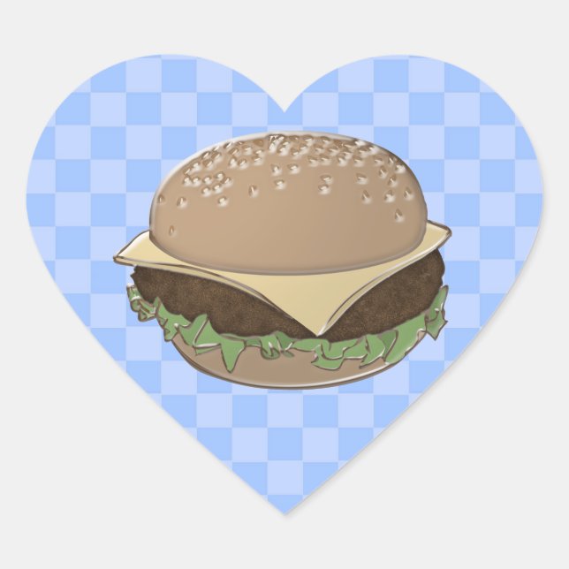 lunch box heart sticker (Front)