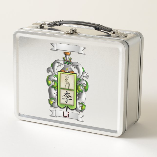 Lunch Box Li Surname And Shield (Front)