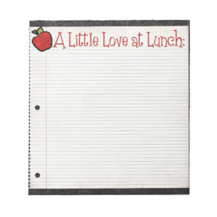 Lunch Box Love Note