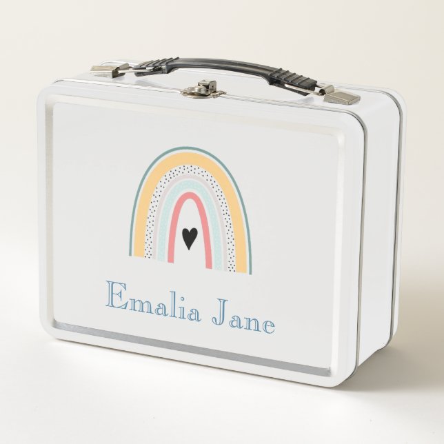 Lunch Box - Personalized Rainbow (Front)