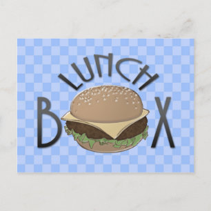 lunch box postcard