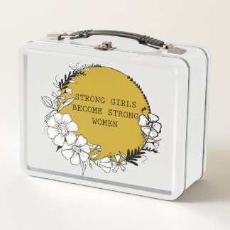 Lunch Box- Strong Girls Metal Lunch Box